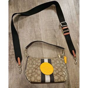 Coach‎ Dempsey Signature Jacquard Handbag With Longer Strap Nwot